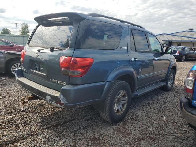 5TDBT48A87S278186 - 2007 TOYOTA SEQUOIA LIMITED BLUE photo 3