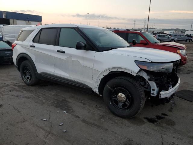 1FM5K8AB7LGA83531 - 2020 FORD EXPLORER POLICE INTERCEPTOR Beyaz fotoğraf 4