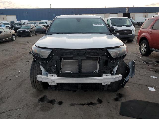 1FM5K8AB7LGA83531 - 2020 FORD EXPLORER POLICE INTERCEPTOR WHITE photo 5