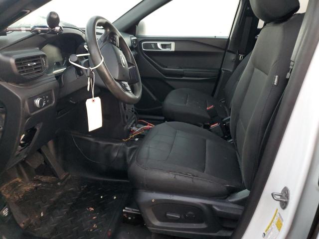 1FM5K8AB7LGA83531 - 2020 FORD EXPLORER POLICE INTERCEPTOR Beyaz fotoğraf 7