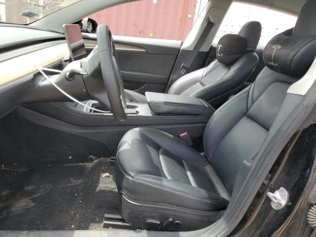 5YJ3E1EB2NF267504 - 2022 TESLA MODEL 3 შავი ფოტო 7