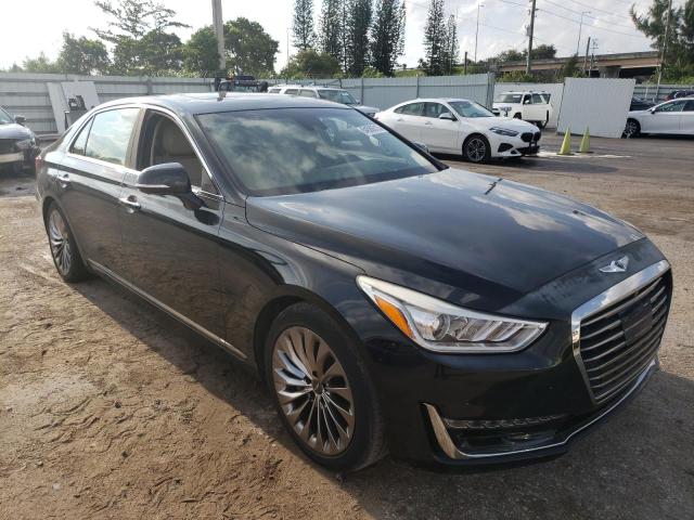 KMHG34JA9HU023099 - 2017 GENESIS G90 PREMIUM BLACK photo 4