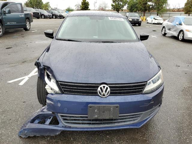 3VW2K7AJ1CM399387 - 2012 VOLKSWAGEN JETTA BASE 蓝色 照片 5