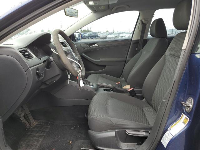 3VW2K7AJ1CM399387 - 2012 VOLKSWAGEN JETTA BASE 蓝色 照片 7