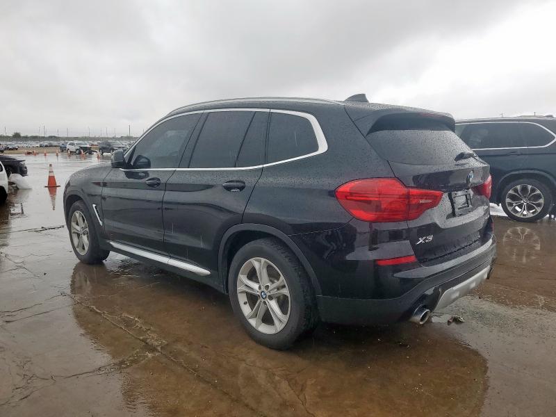 5UXTR7C54KLR45777 - 2019 BMW X3 SDRIVE30I BLACK photo 2