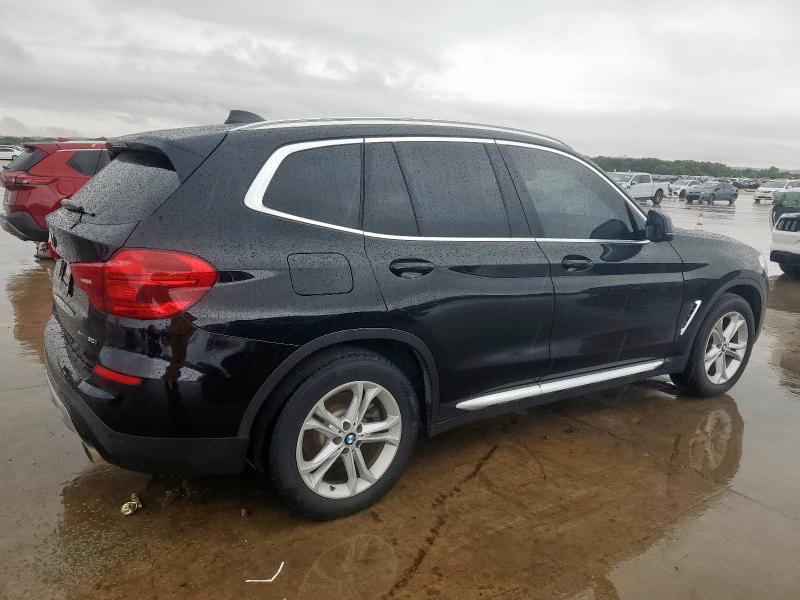 5UXTR7C54KLR45777 - 2019 BMW X3 SDRIVE30I BLACK photo 3