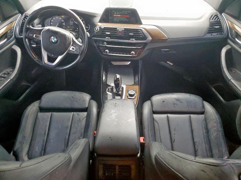 5UXTR7C54KLR45777 - 2019 BMW X3 SDRIVE30I BLACK photo 8