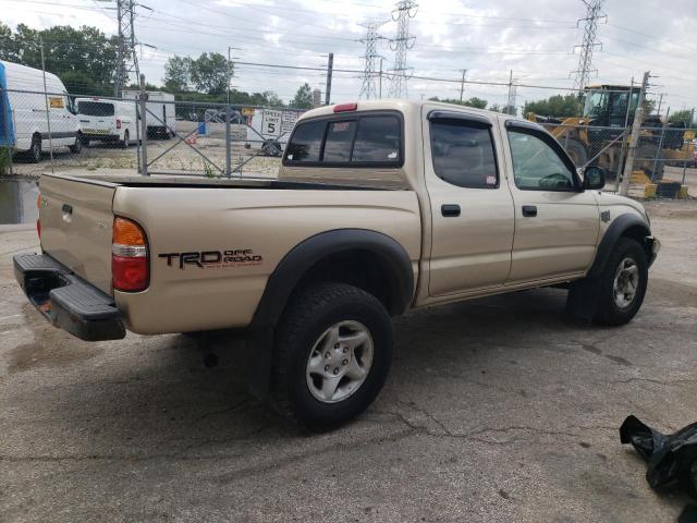 5TEGN92N74Z372695 - 2004 TOYOTA TACOMA DOUBLE CAB PRERUNNER TAN photo 3