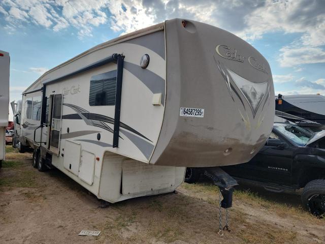 4X4FCRM23DS208816 - 2013 FOREST RIVER CEDAR CREEK 36CKTS WHITE photo 1