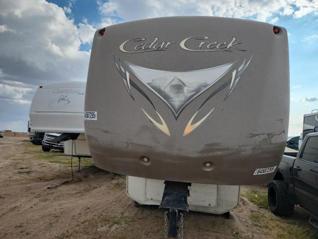 4X4FCRM23DS208816 - 2013 FOREST RIVER CEDAR CREEK 36CKTS WHITE photo 8