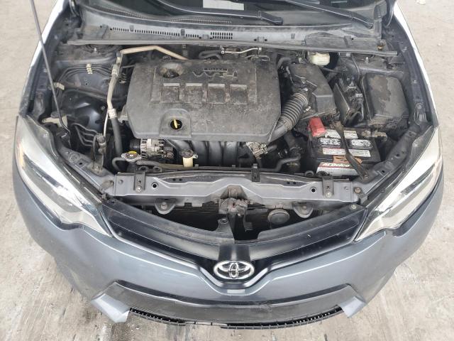 5YFBURHE9GP546149 - 2016 TOYOTA COROLLA L GRAY photo 11