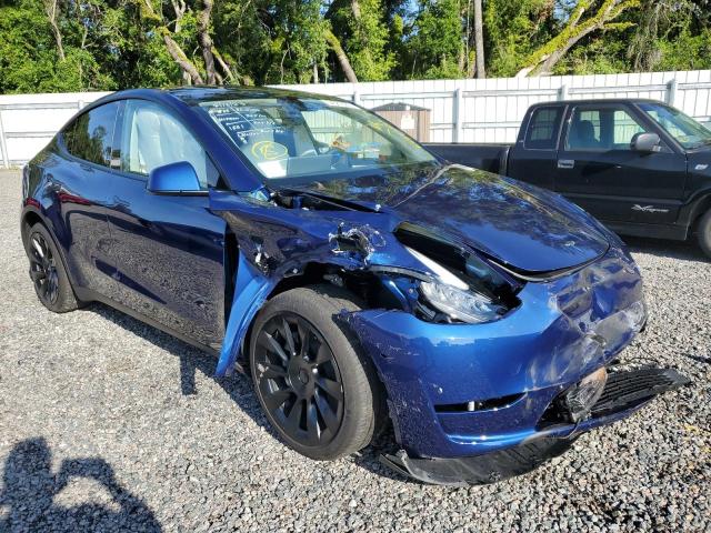 7SAYGDEE1PA091561 - 2023 TESLA MODEL Y BLUE photo 4