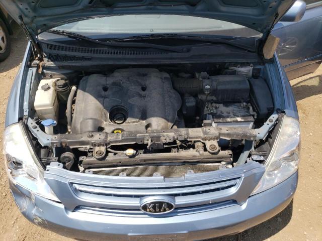 KNDMG4C39A6335699 - 2010 KIA SEDONA LX BLUE photo 12