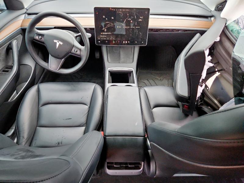 5YJ3E1EA2NF331046 - 2022 TESLA MODEL 3 黑色 照片 8