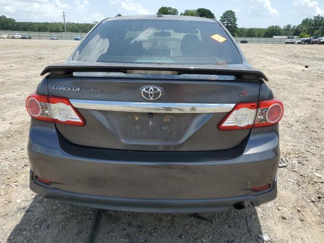 5YFBU4EE0DP148377 - 2013 TOYOTA COROLLA BASE ნაცრისფერი ფოტო 6