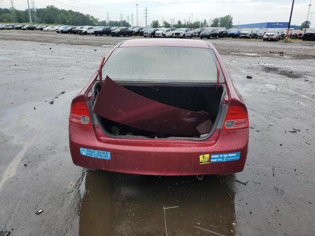1HGFA15898L019993 - 2008 HONDA CIVIC EX BURGUNDY photo 6