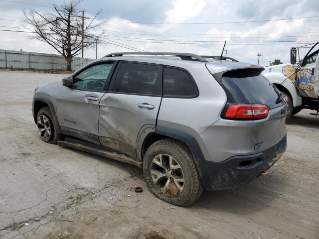 1C4PJMBBXHW510012 - 2017 JEEP CHEROKEE TRAILHAWK GRAY photo 2