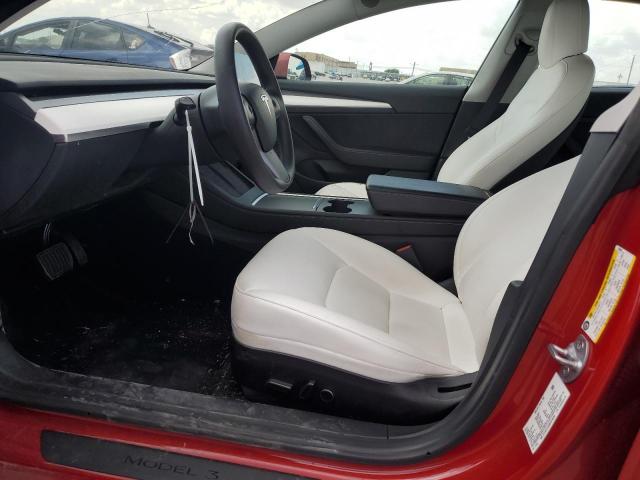 5YJ3E1EAXMF978258 - 2021 TESLA MODEL 3 RED photo 7