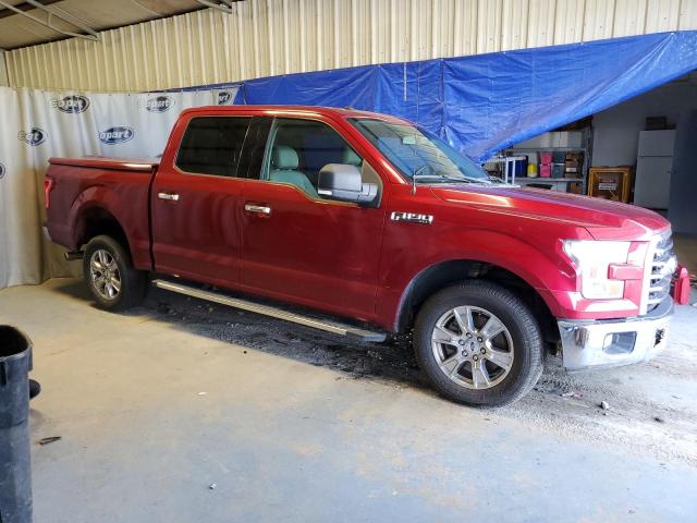 1FTEW1CF7GFC72434 - 2016 FORD F150 SUPERCREW RED photo 4