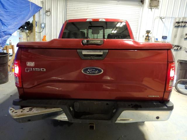 1FTEW1CF7GFC72434 - 2016 FORD F150 SUPERCREW RED photo 6