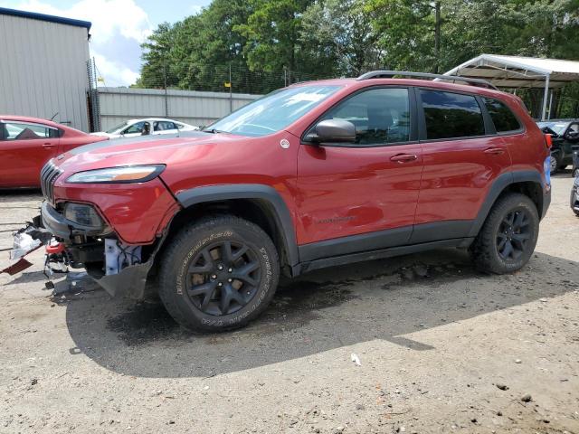 1C4PJMBS2HD227986 - 2017 JEEP CHEROKEE TRAILHAWK BURGUNDY photo 1
