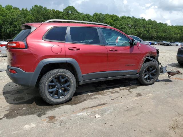 1C4PJMBS2HD227986 - 2017 JEEP CHEROKEE TRAILHAWK BURGUNDY photo 3