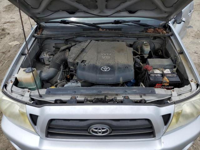 5TEJU62N28Z500161 - 2008 TOYOTA TACOMA DOUBLE CAB PRERUNNER SILVER photo 11