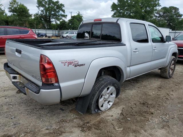 5TEJU62N28Z500161 - 2008 TOYOTA TACOMA DOUBLE CAB PRERUNNER SILVER photo 3