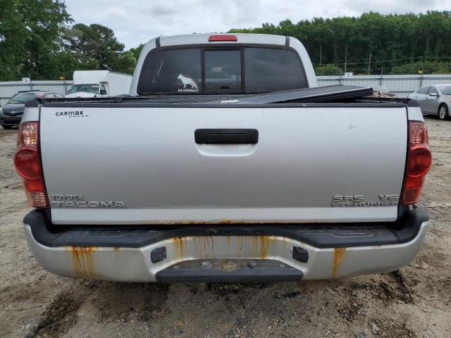 5TEJU62N28Z500161 - 2008 TOYOTA TACOMA DOUBLE CAB PRERUNNER SILVER photo 6