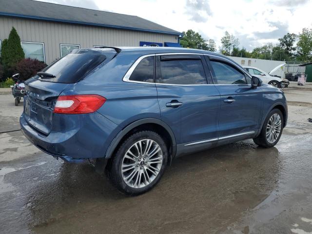 2LMPJ6LR2JBL19909 - 2018 LINCOLN MKX RESERVE Կապույտ լուսանկար 3