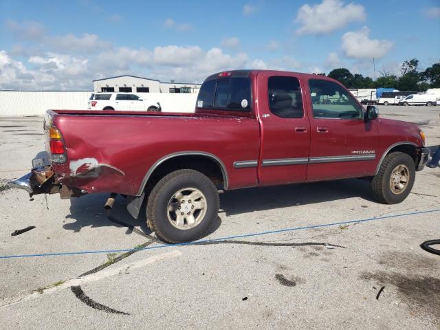 5TBRT34141S183901 - 2001 TOYOTA TUNDRA ACCESS CAB Темно-червоний фото 3
