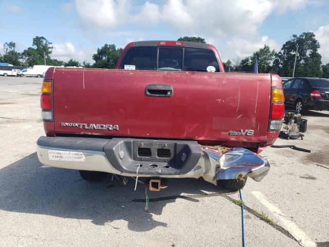 5TBRT34141S183901 - 2001 TOYOTA TUNDRA ACCESS CAB Темно-червоний фото 6