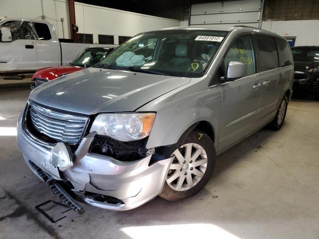 2C4RC1BGXDR647757 - 2013 CHRYSLER TOWN & COU TOURING ვერცხლისფერი ფოტო 2