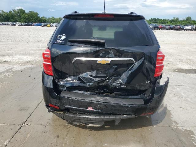 2GNALCEK9H6331919 - 2017 CHEVROLET EQUINOX LT BLACK photo 6