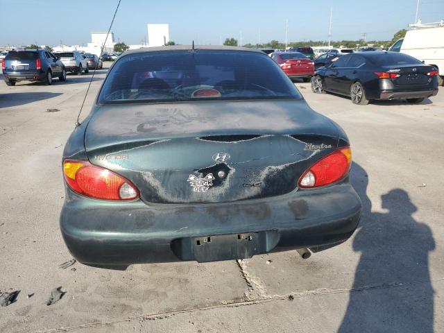 KMHJF25F9XU866192 - 1999 HYUNDAI ELANTRA BASE GREEN photo 6