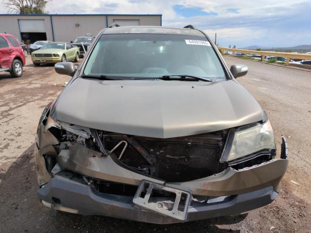 2HNYD284X7H533807 - 2007 ACURA MDX TECHNOLOGY TAN photo 5