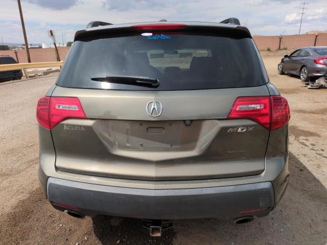 2HNYD284X7H533807 - 2007 ACURA MDX TECHNOLOGY TAN photo 6