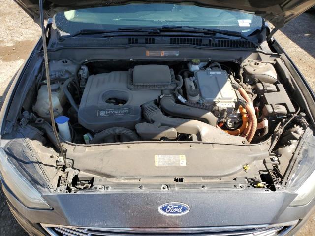 3FA6P0LU6JR137004 - 2018 FORD FUSION SE HYBRID ნაცრისფერი ფოტო 11