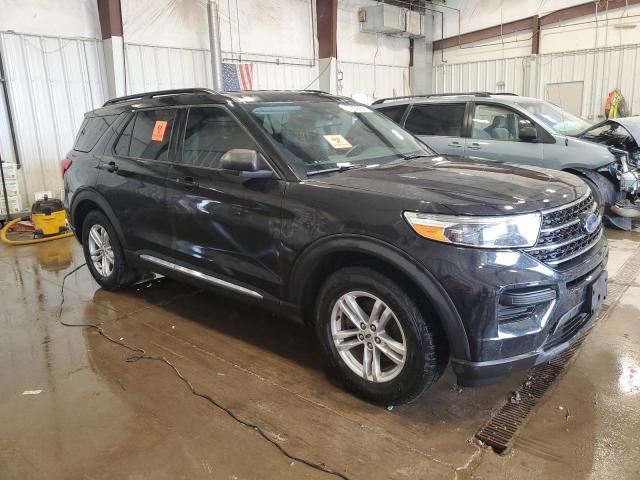 1FMSK8DH5LGC34627 - 2020 FORD EXPLORER XLT BLACK photo 4