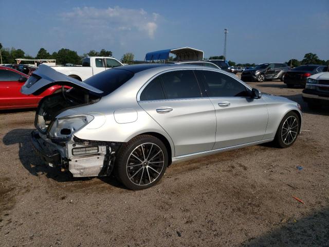 W1KWF8DB1LR596518 - 2020 MERCEDES-BENZ C 300 SILVER photo 3