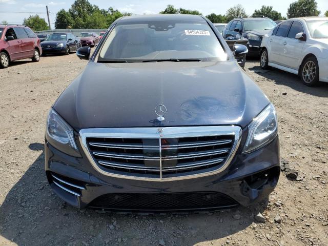 WDDUG6GB3JA398569 - 2018 MERCEDES-BENZ S 450 BLUE photo 5