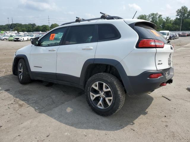 1C4PJMBS3FW662176 - 2015 JEEP CHEROKEE TRAILHAWK WHITE photo 2