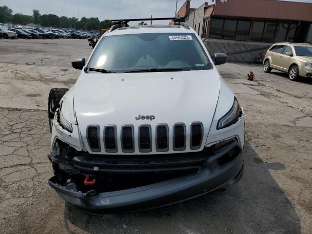 1C4PJMBS3FW662176 - 2015 JEEP CHEROKEE TRAILHAWK WHITE photo 5