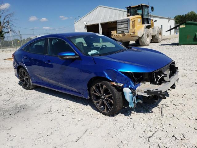 2HGFC2F86LH551450 - 2020 HONDA CIVIC SPORT 蓝色 照片 4
