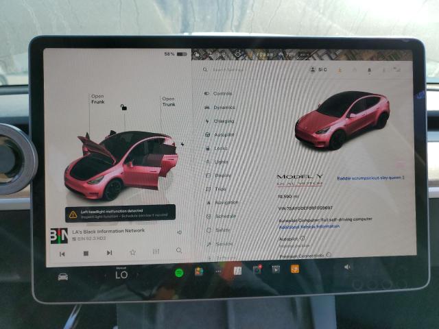 7SAYGDEF0RF059697 - 2024 TESLA MODEL Y Qara foto 9