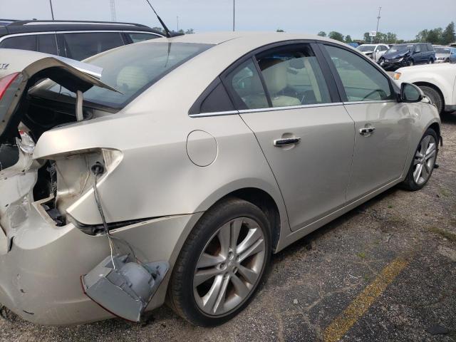 1G1PH5SC1C7310948 - 2012 CHEVROLET CRUZE LTZ TAN photo 3