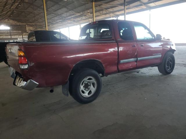 5TBRN34133S356806 - 2003 TOYOTA TUNDRA ACCESS CAB SR5 MAROON photo 3