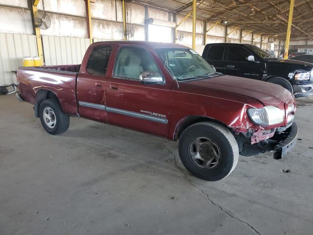 5TBRN34133S356806 - 2003 TOYOTA TUNDRA ACCESS CAB SR5 MAROON photo 4