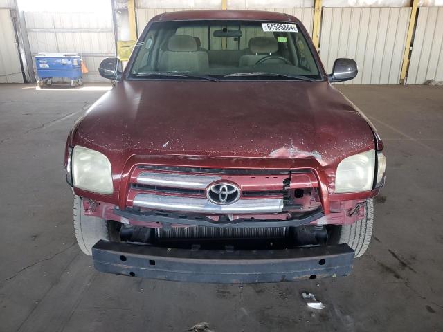 5TBRN34133S356806 - 2003 TOYOTA TUNDRA ACCESS CAB SR5 MAROON photo 5