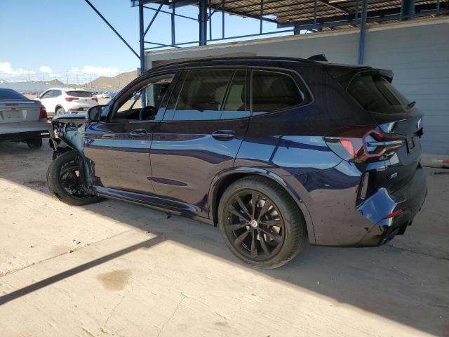 5UX83DP01P9P84524 - 2023 BMW X3 M40I BLUE photo 2